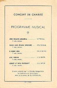 CHORALE ST ESPRIT D ORAN CONCERT DU 20 01 1952 XXX (2)